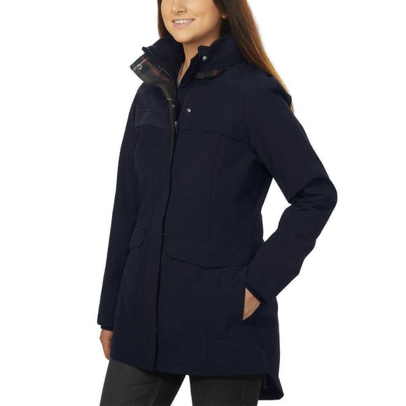 Women's Navy PENDLETON Rain Jacket, Size M - Picture 3 of 6
